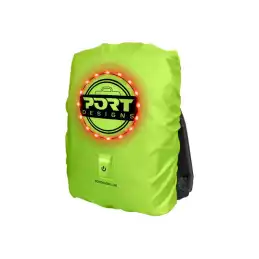 PORT Be VISIBL - Protection pluie de sac à dos pour ordinateur portable - jaune (180113)_1
